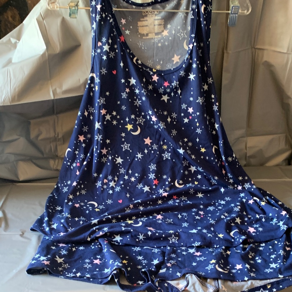 Women's Navy Star & Moon Sleep Tank - Nightwear by JoySpun